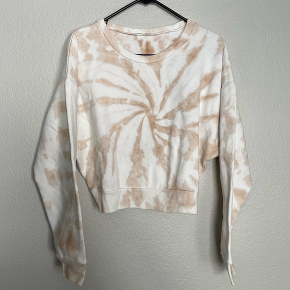 NWOT Reformation Hunter Swirl Tie Dye Crewneck Pullover Sweatshirt - Picture 6 of 9